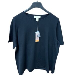 NWT Parisian Signature Black Sweater